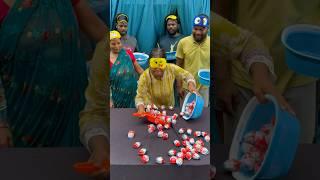 100 Kinder Joy Collect Challenge Race #Game #shorts