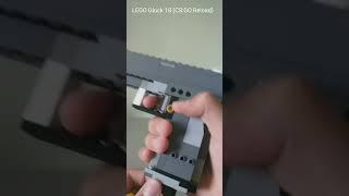 LEGO Glock 18 CS1.6 Reload VS Glock 18 CS:GO Reload (LEGO Glock MK 1)