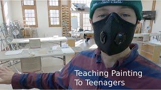 Youth Workshop at the Peninsula School of Art | Teaching a painting class VLOG | prod eeryskies