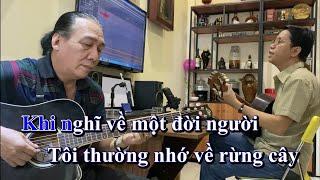 Một Đời Người Một Rừng Cây  KARAOKE  Tone Nam Guitar ( Am )