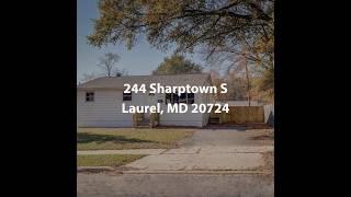 244 Sharptown S Laurel MD 20724 | 3 Bedroom Home For Sale