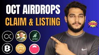 Crypto Airdrops Listing & Claiming In October Month || Earn Free Crypto 2024