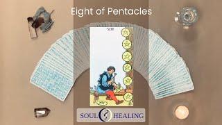 Eight of Pentacles Tarot card meaning
