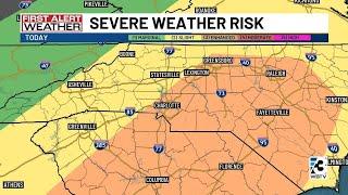 Enhanced risk for severe weather in Carolinas Friday afternoon: What to know