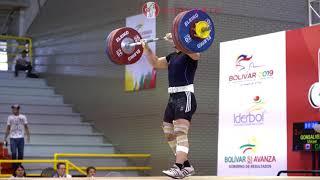 Mikael Gonsalves (94) - 166kg, 173kg, & 179kg Clean and Jerks @ 2016 Pan American Championships