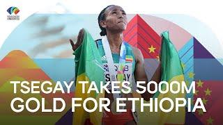 Gudaf Tsegay grabs gold in women's 5000m | World Athletics Championships Oregon 22