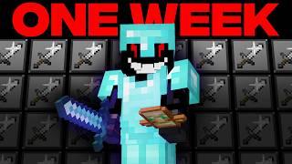 1 Week to Become Minecraft's Strongest Player