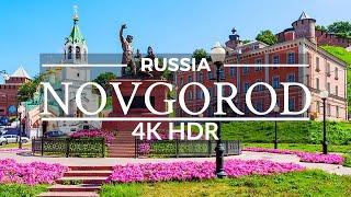 Novgorod, Russia  - by drone in 4K HDR (60fps)