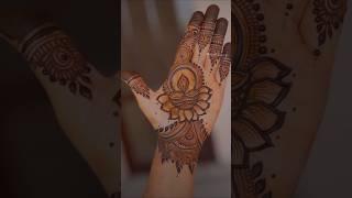 Diwali mehndi design ️🪄 | diwali special ️ mehndi design #youtubeshorts #diwalimehandidesign