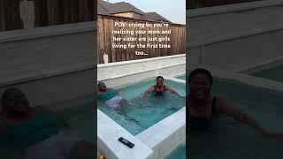 Just two girls from a village in Congo having a girls night in my backyard  this is healing me ️