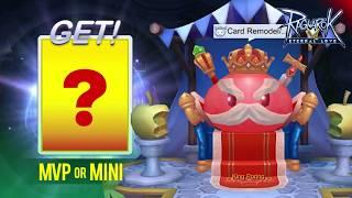 Ragnarok Mobile: King Poring, Mini or MVP? Nolan Card,Combined Fate Ritual