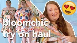 BLOOMCHIC PLUS SIZE TRY ON HAUL | testing this new brand for the first time | AD