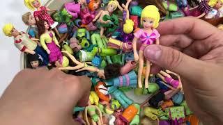 ASMR Polly Pocket dolls sorting Huge hall/迪士尼公主娃娃