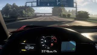 BRUTAL 822 HP Ferrari 812 Superfast N Largo Top Speed 370 km/h (230 MPH) on German Autobahn