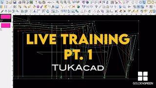 TUKAcad LIVE Training with Golden Green - Part 1 | CAD Pattern Making Software