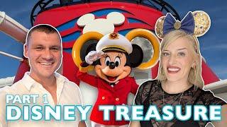 DISNEY TREASURE: The BEST First Days On The BRAND NEW Ship! | Haunted Mansion, Enchanté, Room Cruise