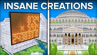 10 Most INSANE Minecraft Creations Ever Built