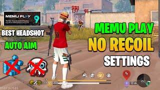 Memu Play: Free Fire No Recoil Settings | memu play After OB43 Update Best Lag Fix Settings 2024