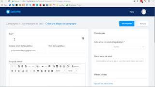 SYSTEME : comment créer une séquence email automatique ?