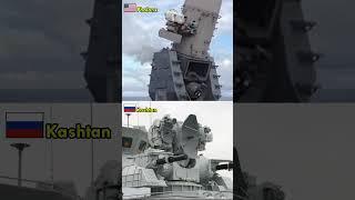 US Phalanx CIWS vs Russian Kashtan CIWS – Which Reigns Supreme? #military #warzone