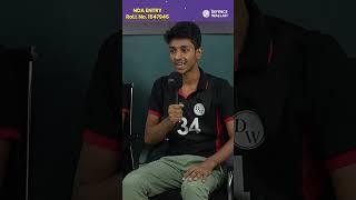 Meet Navneet Kumar Recommended From 4 AFSB Varanasi | SSB Chayan | NDA Preparation #Shorts #PW #DW