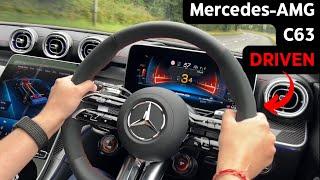 2025 2024 POV Test and Driving Impressions Mercedes-AMG C63 4MATIC S E NIGHT EDITION PREMIUM PLUS