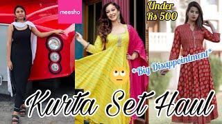 Meesho Kurta And Kurta Set Haul For Rakhi * BIG DISAPPOINTMENT*| Under Rs 500|Devanshi Kalra