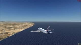 Fly uk A320 approach live atc