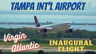 VIRGIN ATLANTIC A330-941NEO INAUGURAL | PLANE SPOTTING | TAMPA INTL AIRPORT-TPA 11/2/22.