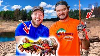 Finding FREE Fishing Gear in Drained Lake! ($278 Worth)