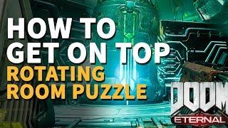 Exultia Rotating Room Puzzle Doom Eternal (how to get on top)