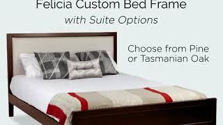 Felicia Custom Bed Frame with Suite Options | Bedworks