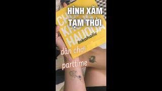 Làm dân chơi part-time với hình xăm tạm thời nhà Inkaholic | Momo Review | #Shorts