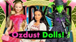 WICKED Mattel Ozdust Ballroom Elphaba, Glinda and Nessarose Dolls UNBOXING & Review!!🩷