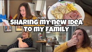 mom hosts her entire family to Sunday dinner & a new tradition is in the works!!!!