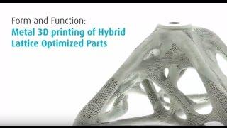 The Titanium Spider Bracket with Optimized Lattice Structures