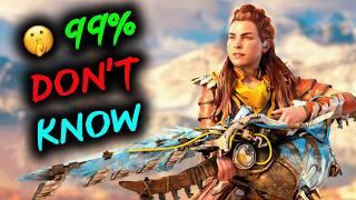 Advanced & SECRET Combat Tips You NEED To Know  Horizon Zero Dawn