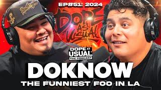 The Funniest Foo in LA w/ DOKNOW | Hosted by Dope as Yola & Marty