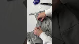 How to calculate the cut of the cuff and how to trim the neck of a T-shirt made of cashcorset or