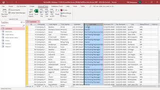 How to Export MS Access Table data to Excel Spreadsheet - Office 365