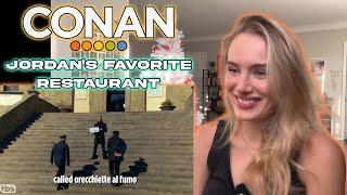 Conan-Jordan's Favorite Restaurant!!  First Time Watching!!