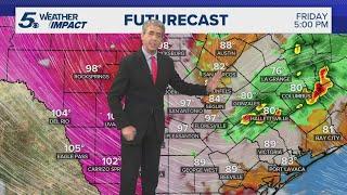 Partly cloudy with small chance of rain on Friday | KENS 5 Weather Impact Forecast