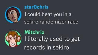 This streamer challenged me to a Sekiro RANDOMIZER race, but with a twist...