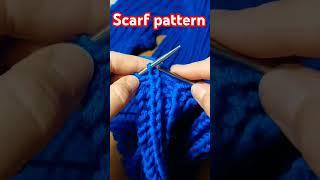 How to knit a scarf pattern