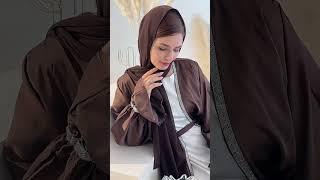 Weimei 2024 Elegant Satin Abaya Two Sets - Modern Modest Fashion for Every Occasion