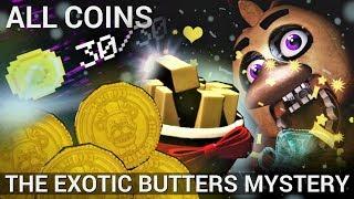 All 30 Coin Locations & Exotic Butters Mystery Button Explained! (FNAF VR: Help Wanted Secrets)