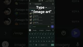 How get a Art image in Discord using koya bot #roduz #discord #art