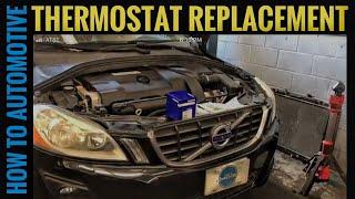 How To Replace The Thermostat On A Volvo XC60 And XC90 With 3.0t And 3.2l Engine