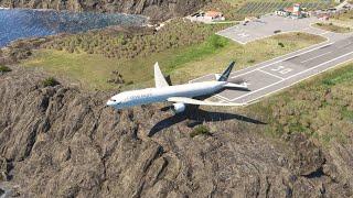 Boeing 777 on the Shortest Runway! Conquering Small Lands by Airplane!