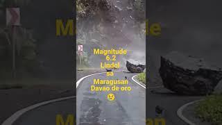 magnitude 6.2 Lindol sa Maragusan Davao de oro Lakas grabe  #lindol #viral #viralvideo #viralreels